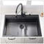 Évier de cuisine encastré 36 po en acier inoxydable 36 po X 22 po encastrable 36 po x 22 po à montage sur le comptoir avec accessoires