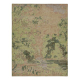Hand Knotted Wool Area Rug