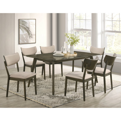 Ariana 7-Piece Rectangular Dining Table Set