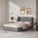 Gaillarde Hydraulic Lift Up Storage Upholstered Platform Bed