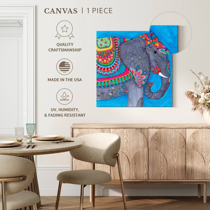 Brampt Jungle Safari couleur III, H 16 po x l 16 po
