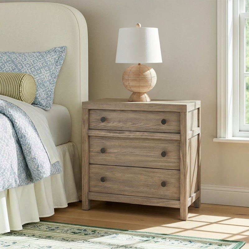 Baxley 30'' W Nightstand, Brown