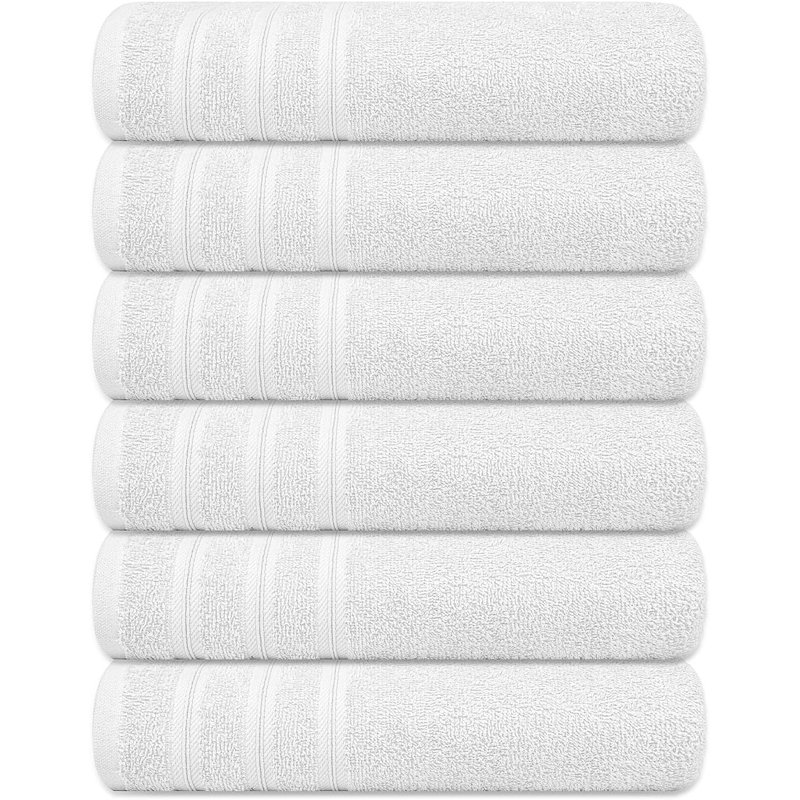 Kenrik Midweight Bath Towel, White