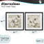 Ensemble de 2 impressions encadrées sous verre Beige Magnolias après la pluie, design par Lanie Loreth-1292923257-1292923255