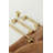 7 9/16" Center To Center Solid Brass Bar Pull Handle Multipack-94952240