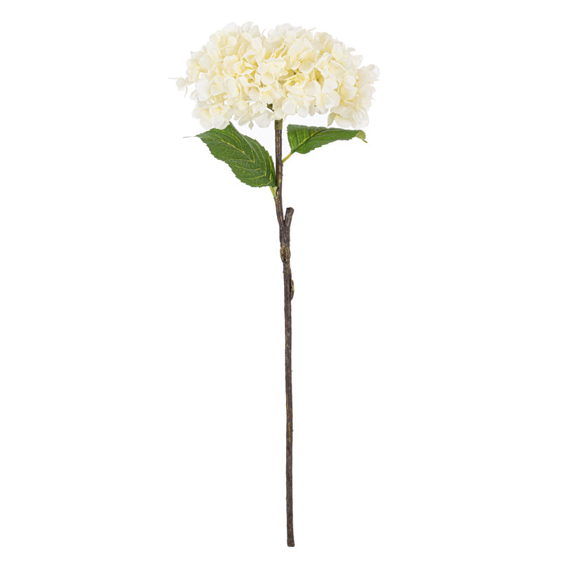Artificial Hydrangea Spray, White