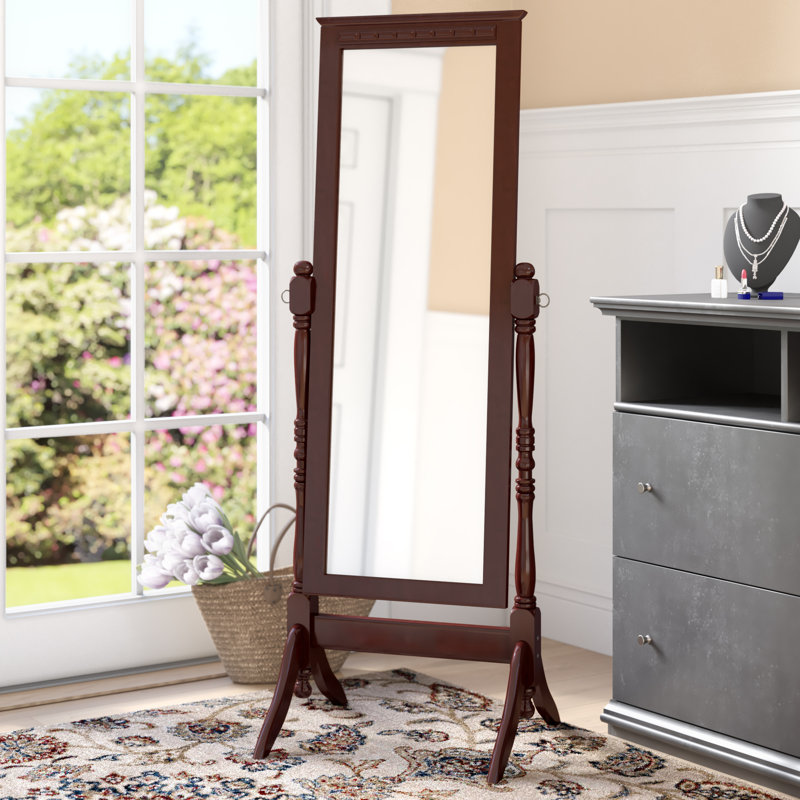 Cassel Engineered Wood Floor Mirror