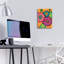Art mural en verre brillant «Bright Bold Blooms» 6 pi par Hello Angel-1722714270