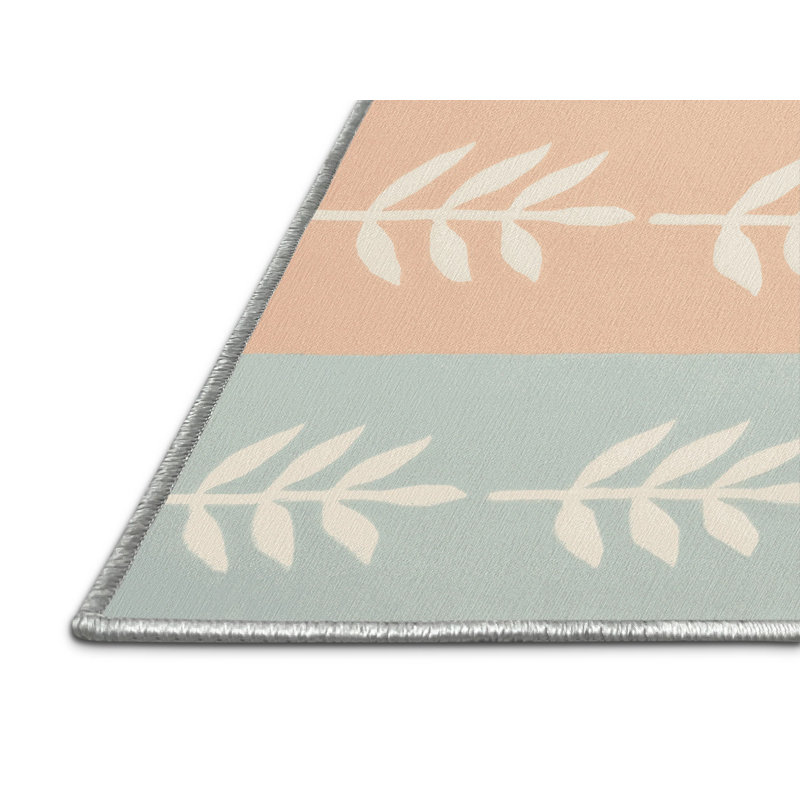 Petal Cascade Rug, Round 3'
