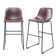Parveena PU Leather Bar Stools With Back