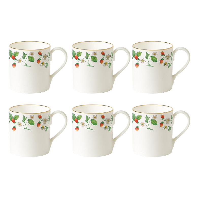 Ensemble de 6 tasses à mélèze Sophie