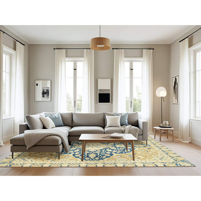 Abstract Indoor Rug, Rectangle 8' x 10'