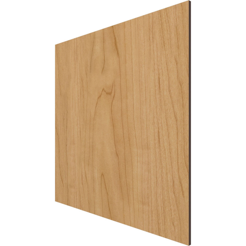 Planche de loisir en bois, H 15,75 po x l 15,75 po x P 0,25 po, Érable