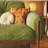 Retro Solid Wood Living Room Couch