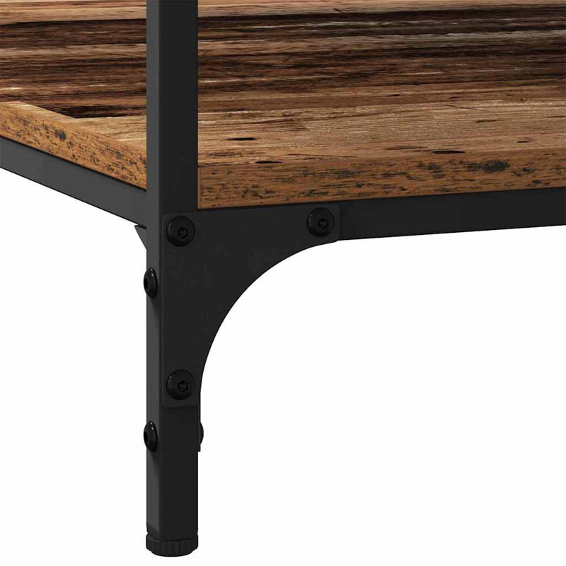Coffee Table with Storage, Old Wood