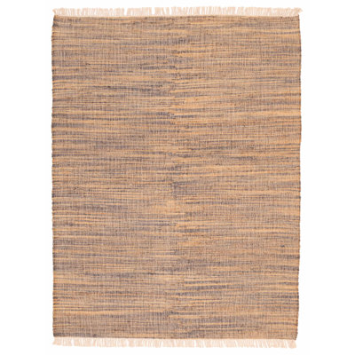 Palim Denizli brun clair Kilim 5 pi 6 po x 7 pi 3 po