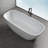 Forma 67'' Freestanding Tub Solid Surface Freestanding Soaking Bathtub-106894590
