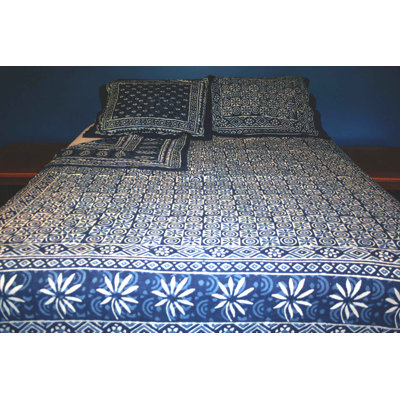 Eclectic Cotton Geometric Shapes Duvet Cover