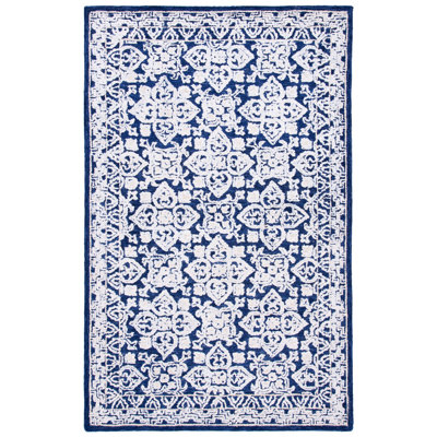 Vahakn Hand Tufted Wool, Viscose Oriental Rug