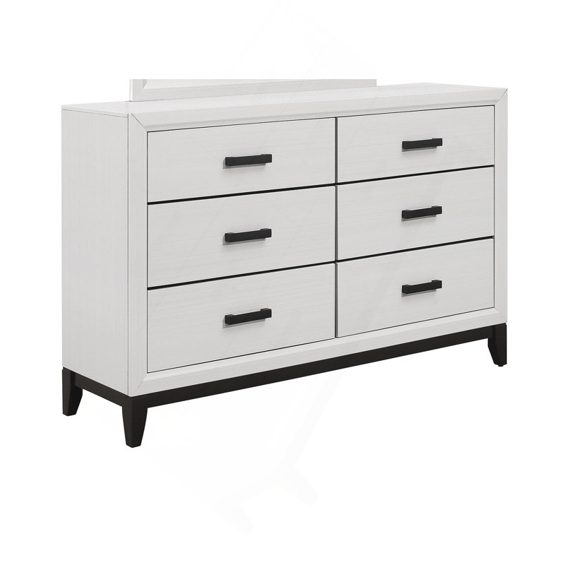 Commode côtière moderne à 6 tiroirs