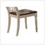 Ensemble de 2 chaises d'appoint au fini babeurre et chêne Dylan