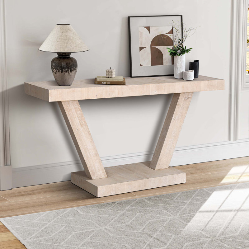 Banc de hall d'entrée 60 po en bois vieilli avec armoire de rangement en bois massif à 2 niveaux, Naturel