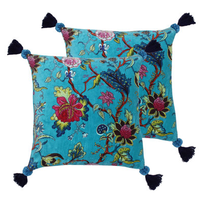 Floral Square Cushion