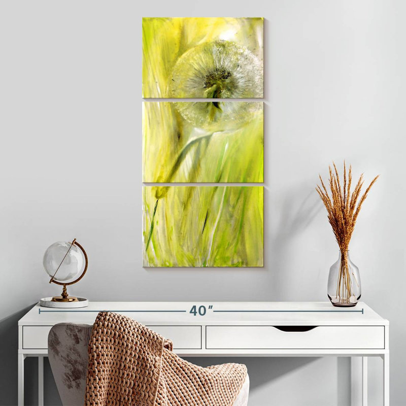 Dandelion Spring, 32" H x 15" W