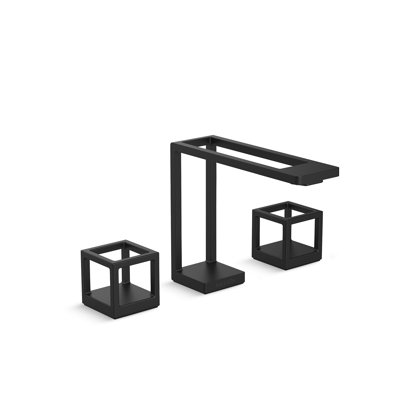 Grid Sink Faucet, Cube Handles