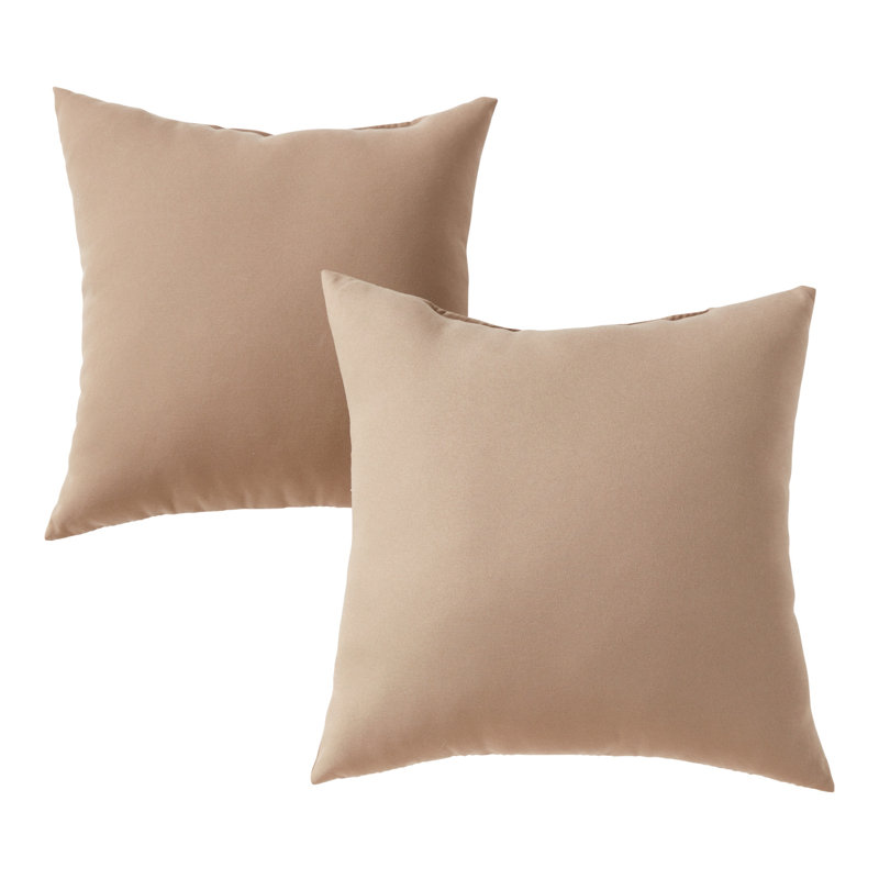 Covington Outdoor Square Pillow Cover & Insert, Coronado