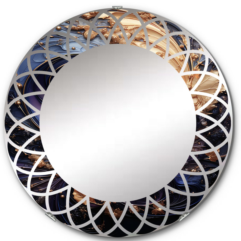 Miroir mural rond Nayati, 24 po x 24 po
