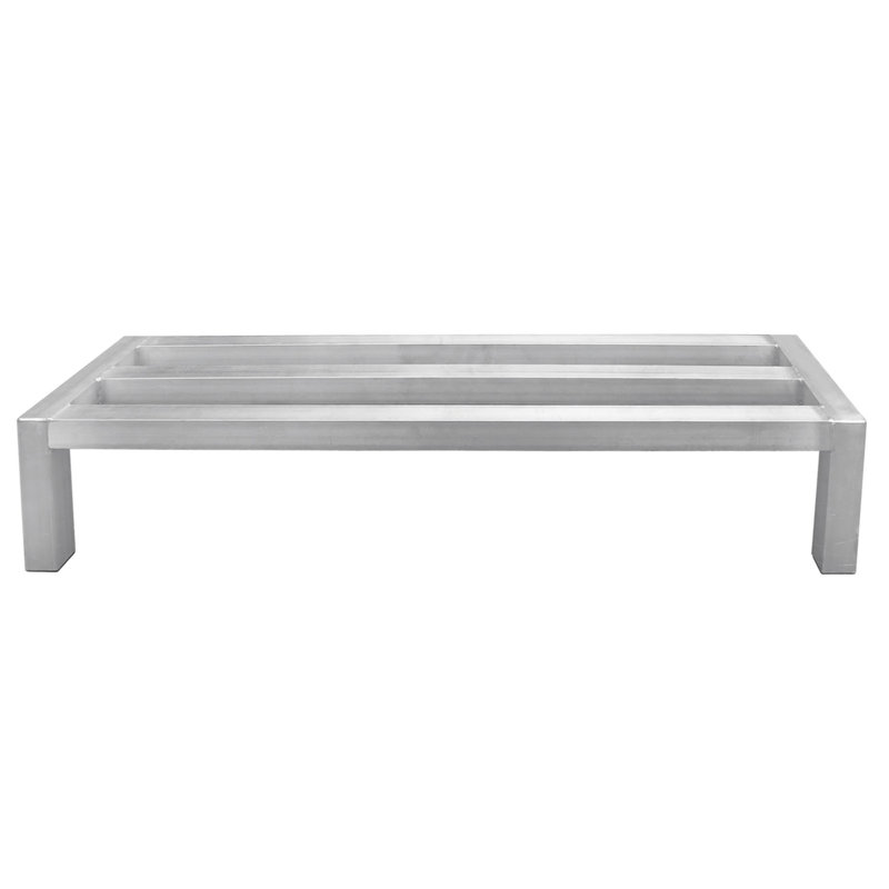 Rangement pour bois d’alumine, 8" H x 48" L x 20" D
