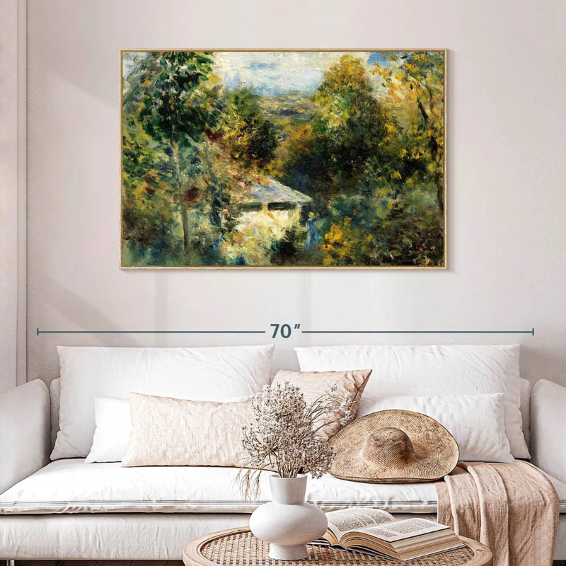 Louveciennes, Cadre flottant en bois naturel, 25 po x 17 po