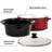 HomeCookin Slow Cooker Oval Manual Pot 8QT Red-88779326-88779330