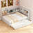 Daybed with Trundle, Storage Cabinets and USB Ports-636747493