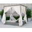 Georgine 59'' Outdoor Wicker Double Chaise-2002498461
