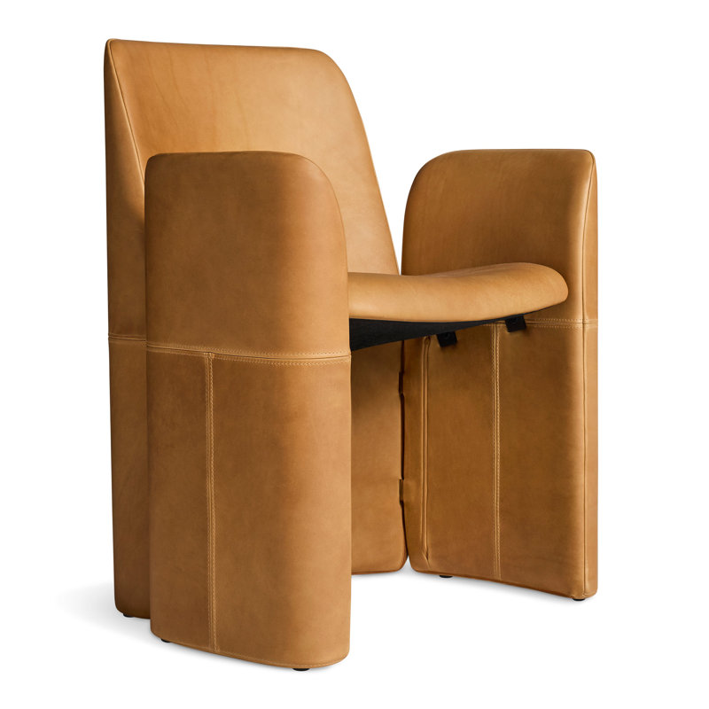 Parentheses Leather Arm Chair