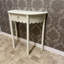 Elegant Anndrea 80cm Solid Wood Top Console Table - Light Finish Hand Finished Sturdy Versatile Hallway Living Room Furniture