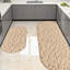 Tapis de bain 47,2 po 2 pièces en mousse viscoélastique