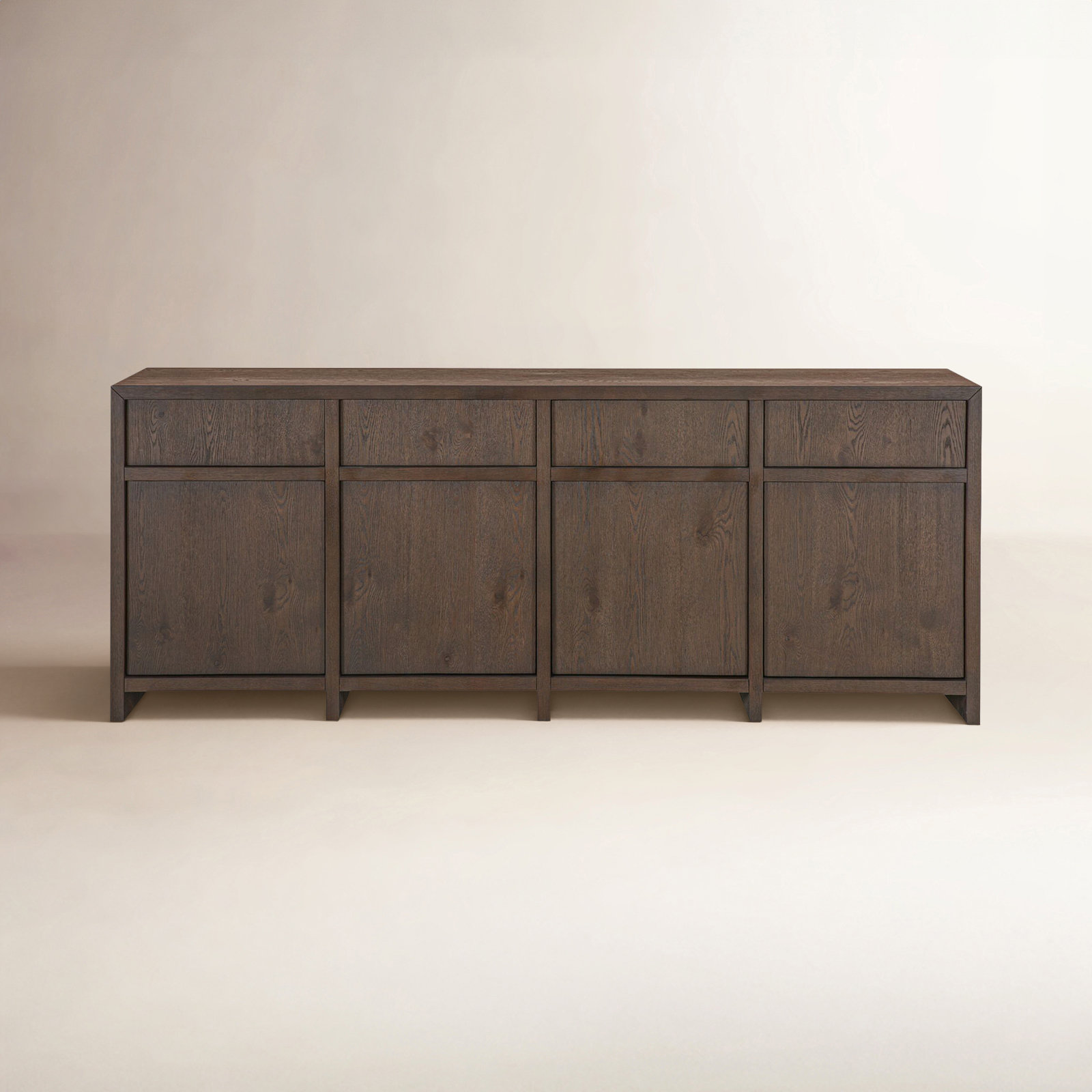 Solid Oak Sideboard Cabinet