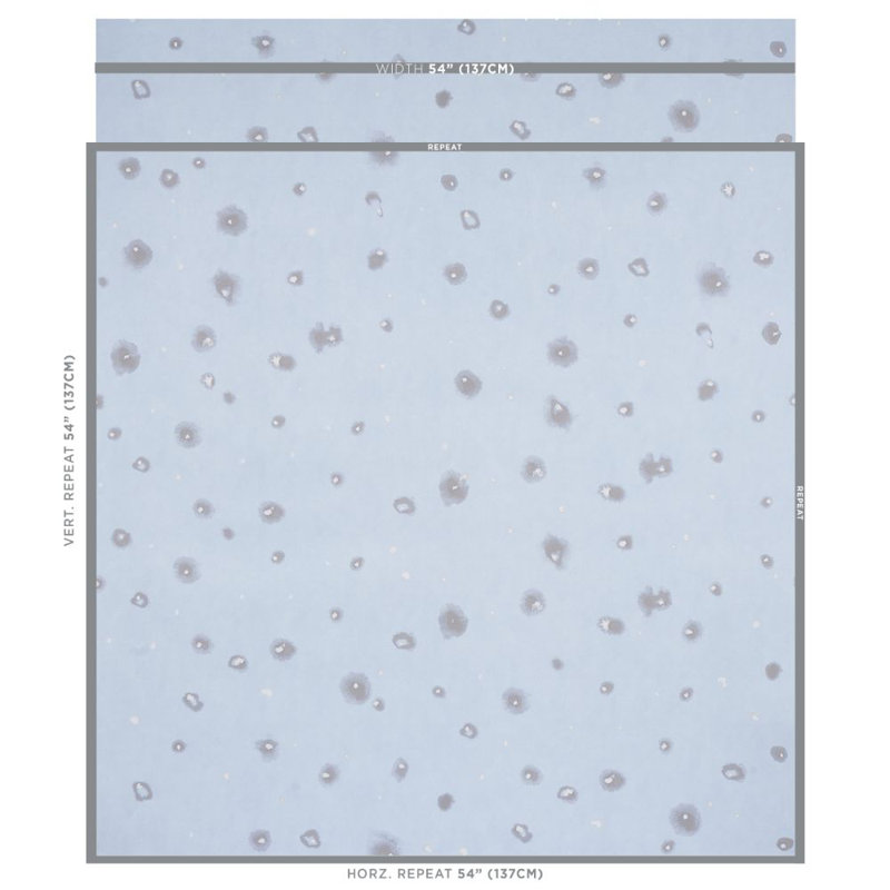 Schumacher x Porter Teleo Stellar Wallpaper, Blue