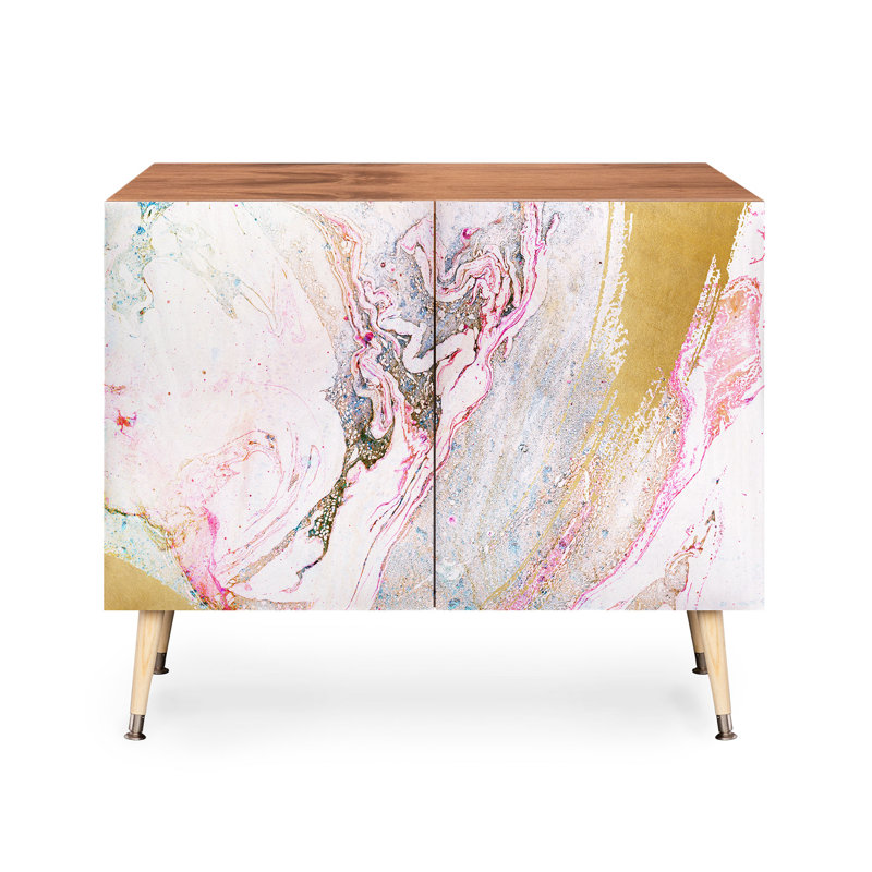 Iveta Abolina Winter Marble Credenza, Dark Brown