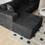 Canapé modulaire Cloud avec méridienne en L et méridienne rembourrée en flanelle-230268504-230268506