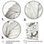 Feuille de tilleul gris - art mural arbre-2135826625-2135826744