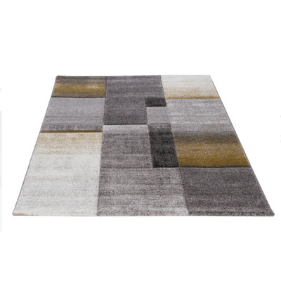 Rectangle Geometric Area Rug