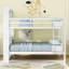Lit superposé simple en bois avec tablettes-976318912