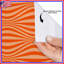 Rideaux de douche Orange Wavy Lines-539778352