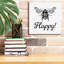 «Floral Bee Happy» par Jean Plout, art mural sur toile-125342190