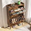 Armoire de rangement pour chaussures 20 paires avec 2 tiroirs et tablettes réglables-360221077