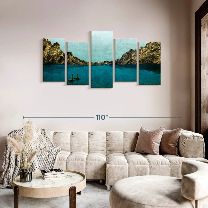 Alvord Island Hopping, 40" H x 80" W